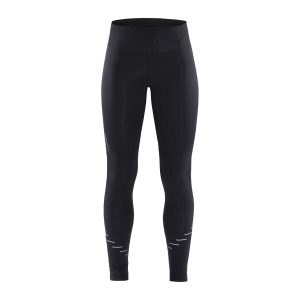 Women's Lumen Urban Run Tights - Black/Silver Reflective