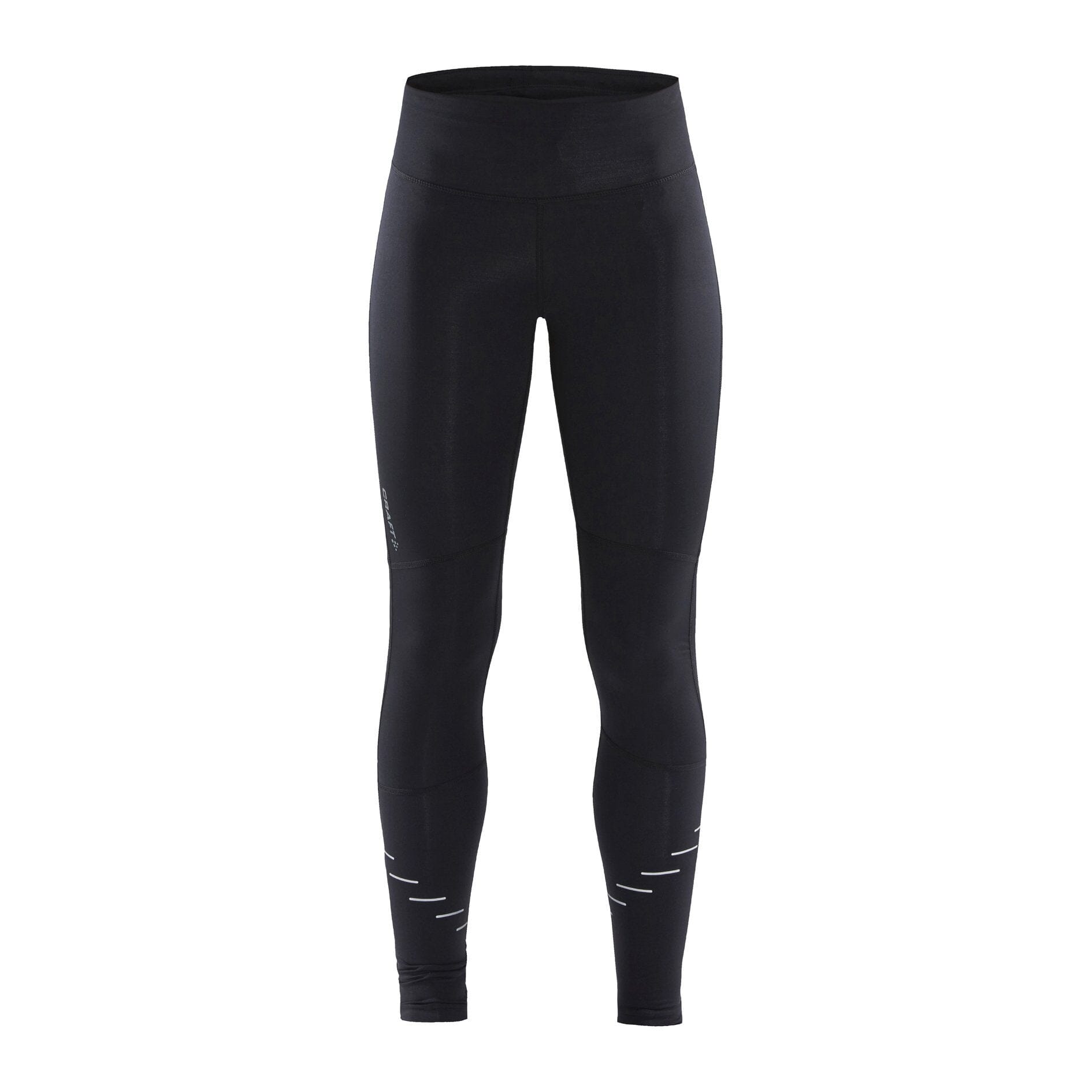 Women's Lumen Urban Run Tights - Black/Silver Reflective