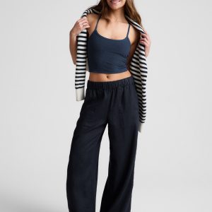 SoftWash Linen Easy Wide Leg Pant 31