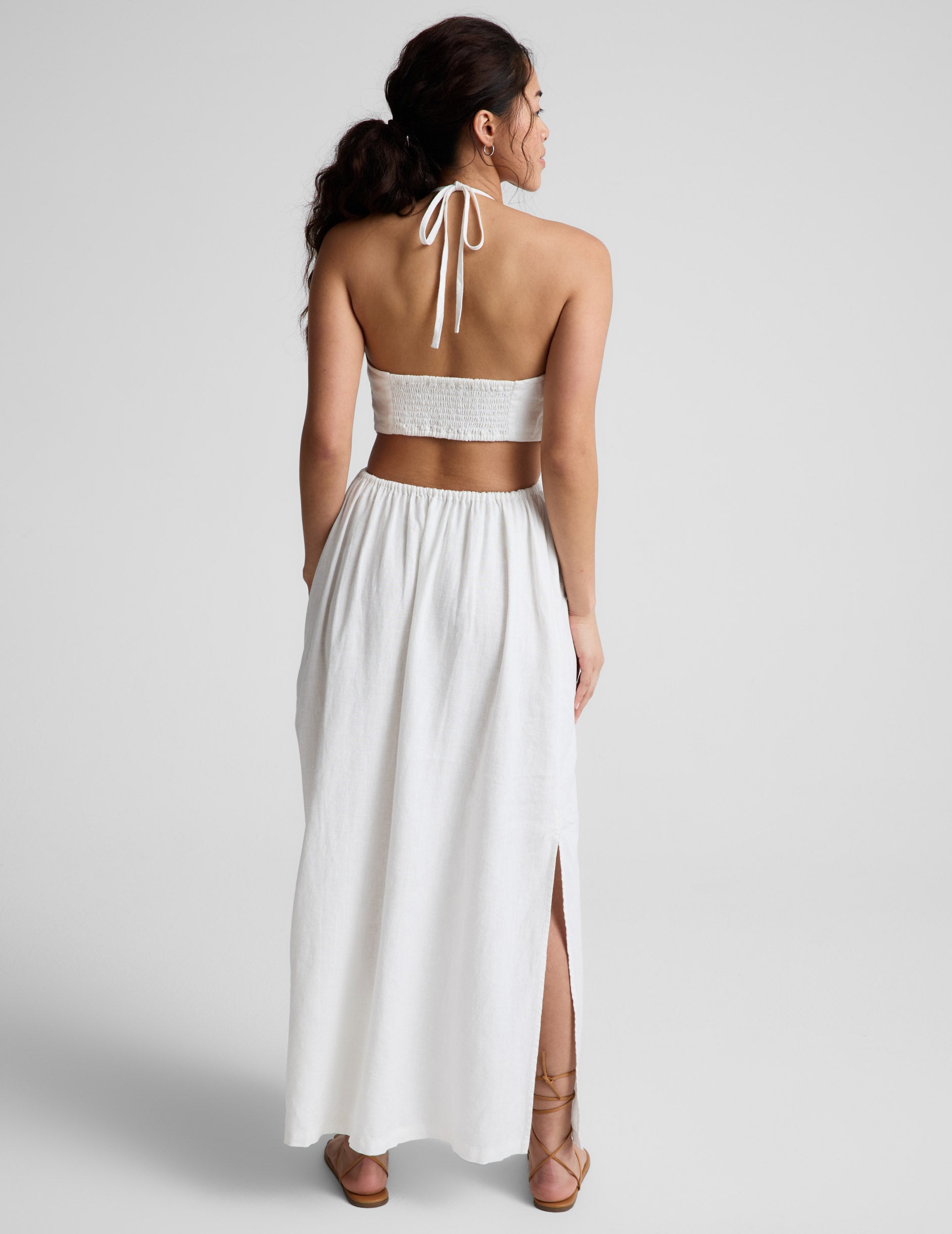 SoftWash Linen Halter Dress - Image 7