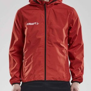 Men's Craft Jacket Rain - BRIGHT RED