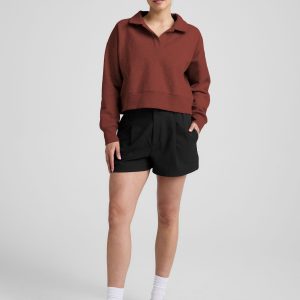 LuxeFleece? Collared Sweatshirt