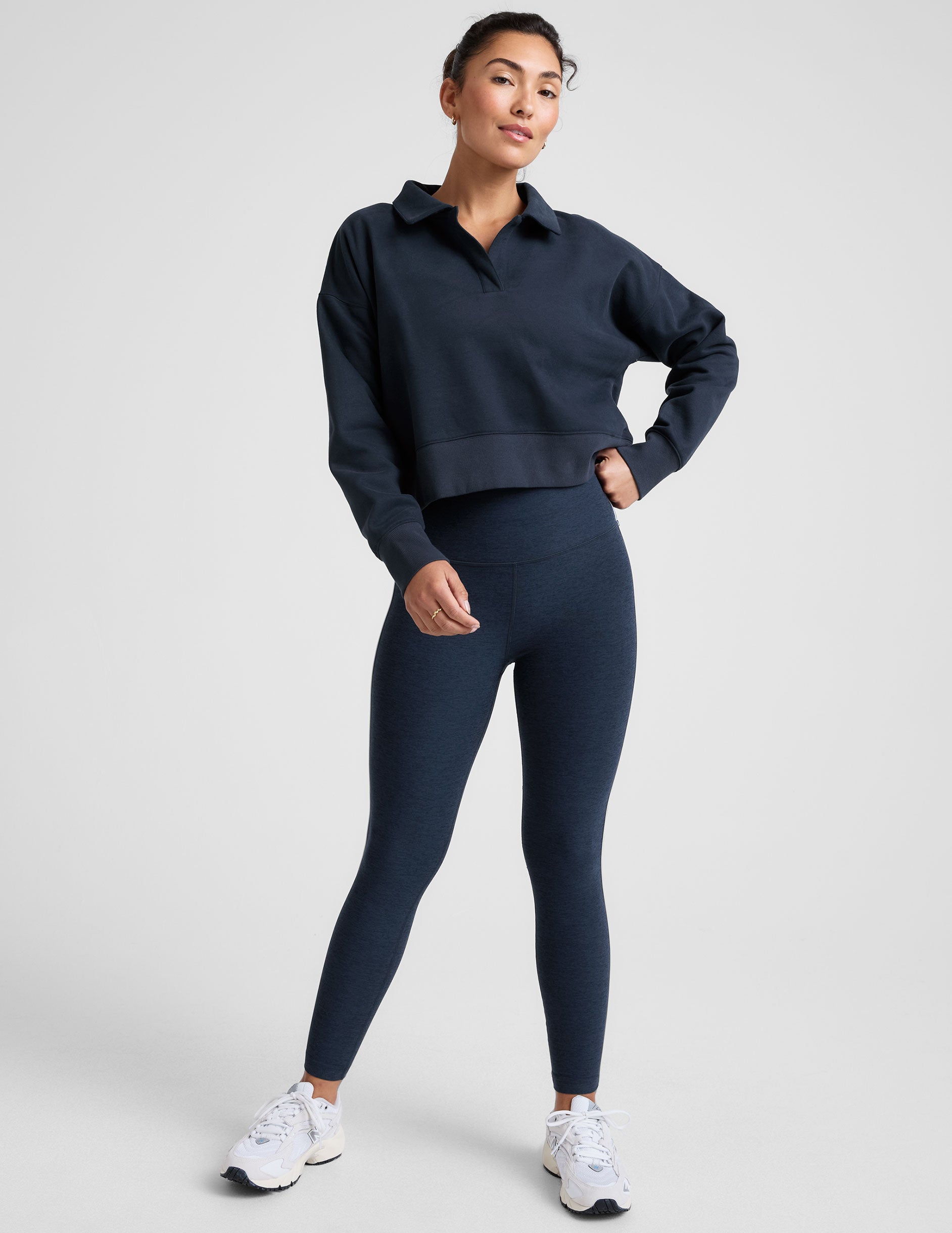 LuxeFleece? Collared Sweatshirt - Image 6