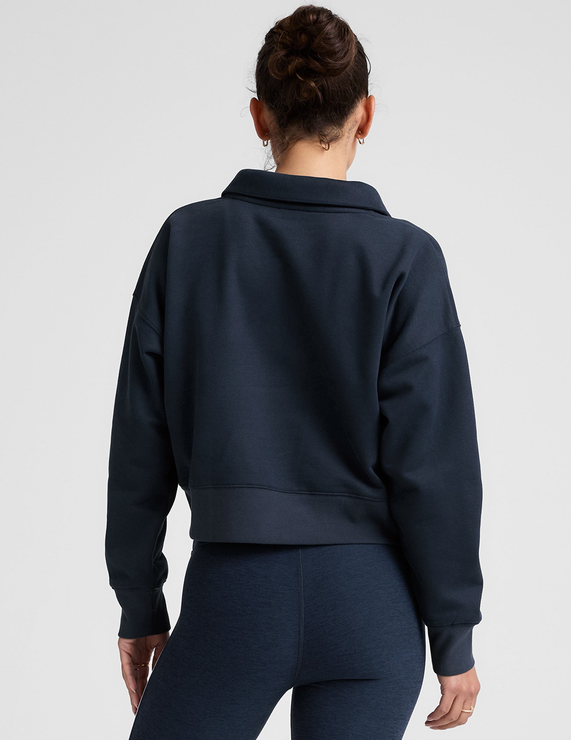 LuxeFleece? Collared Sweatshirt - Image 5