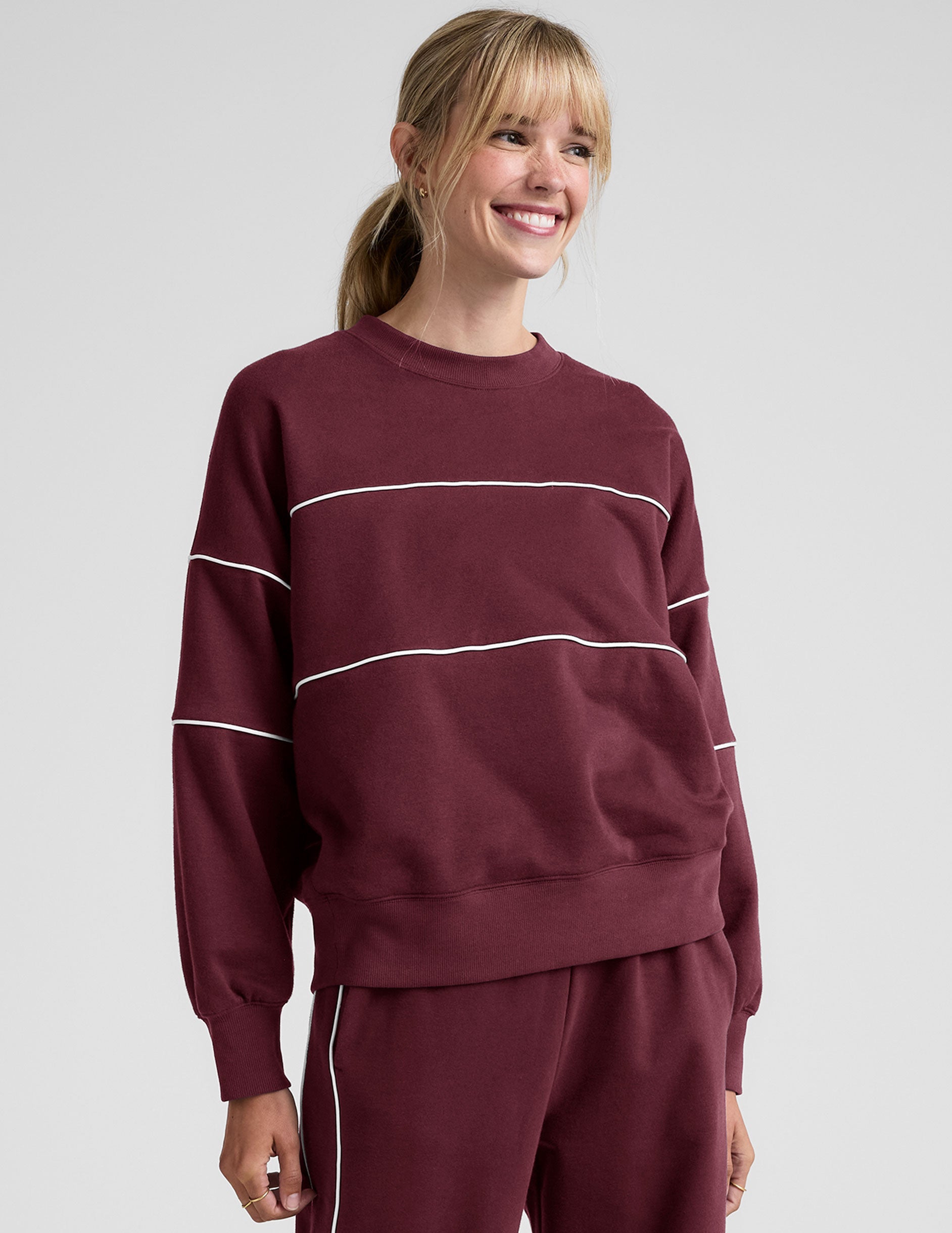 LuxeFleece? Piper Boxy Sweatshirt - Image 2