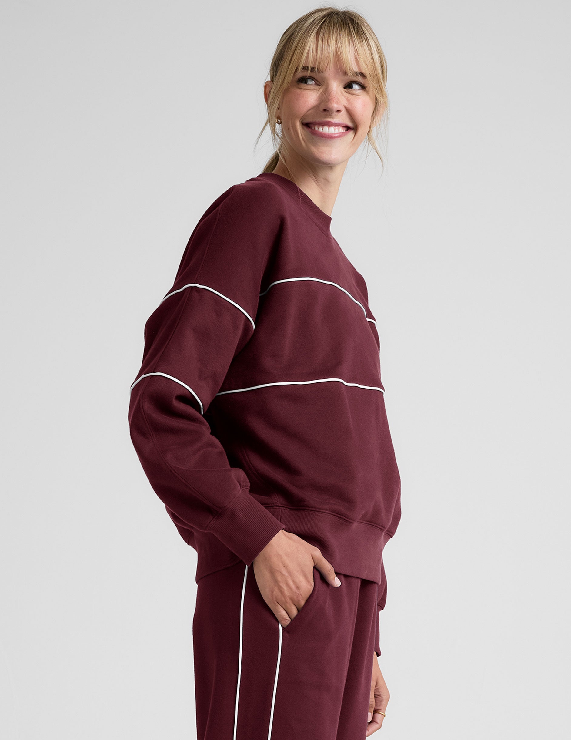 LuxeFleece? Piper Boxy Sweatshirt - Image 3
