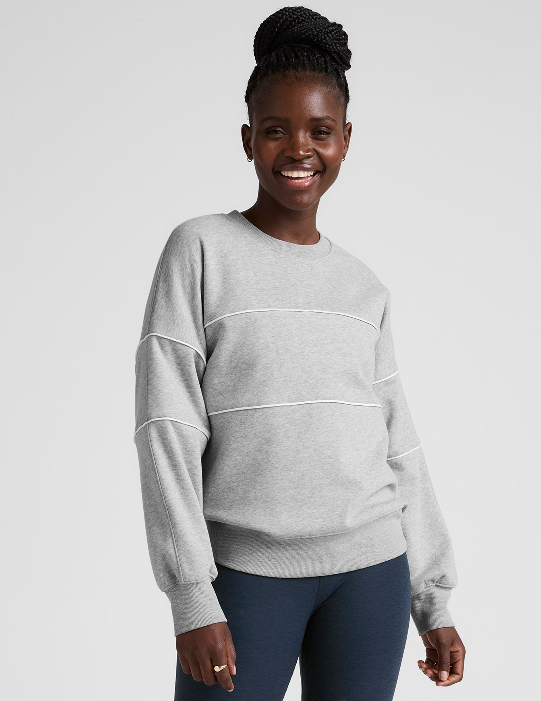 LuxeFleece? Piper Boxy Sweatshirt - Image 2