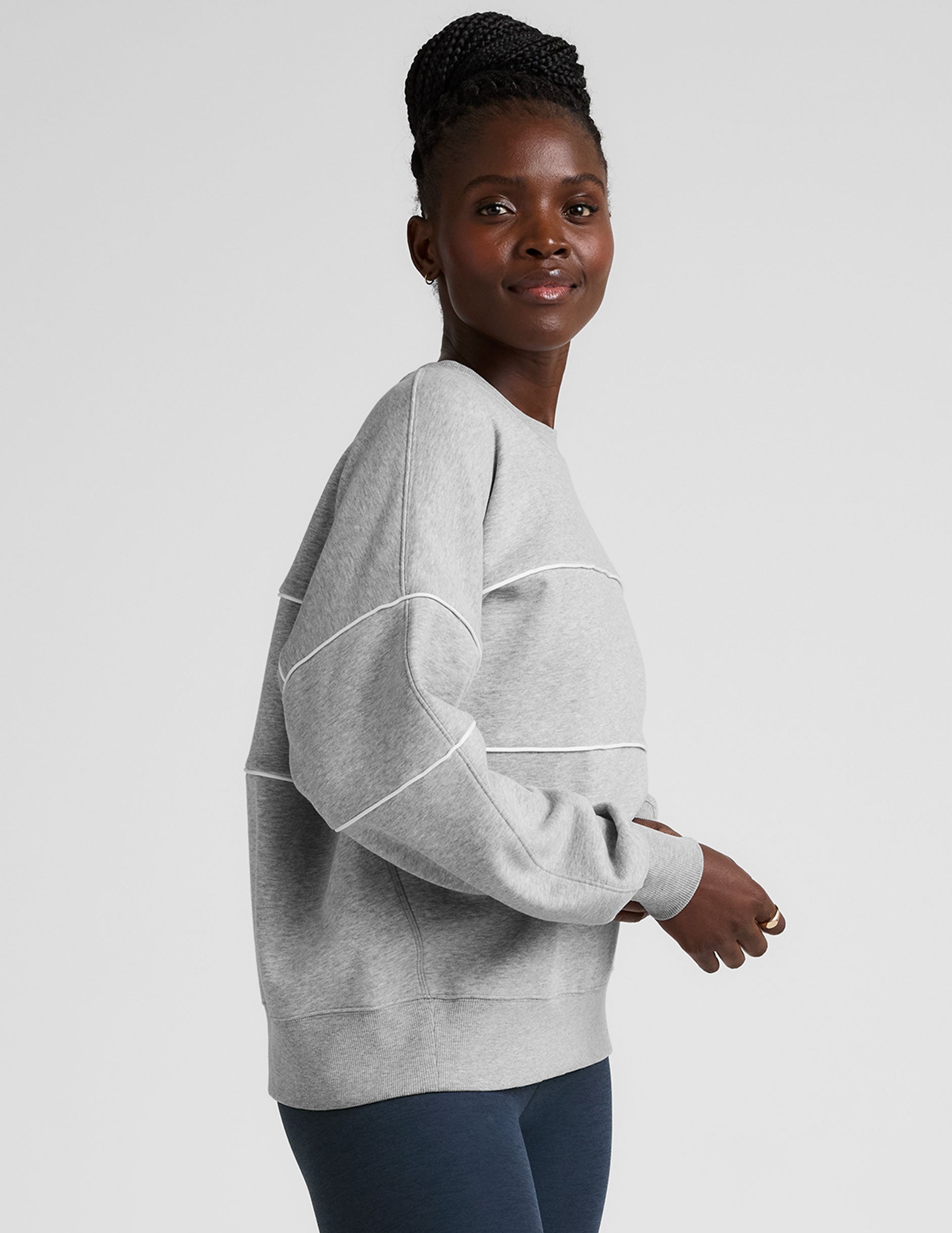 LuxeFleece? Piper Boxy Sweatshirt - Image 3