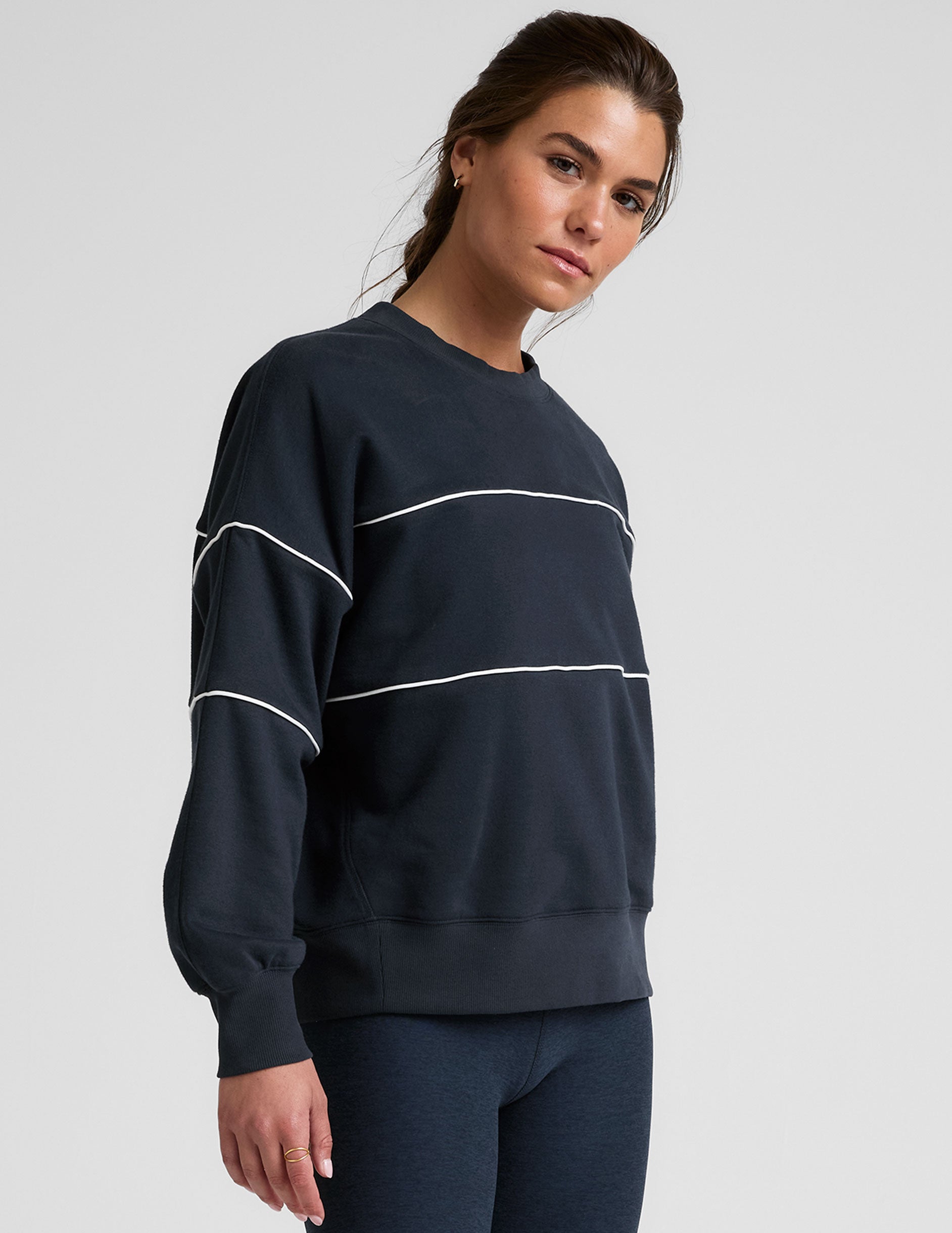 LuxeFleece? Piper Boxy Sweatshirt - Image 2
