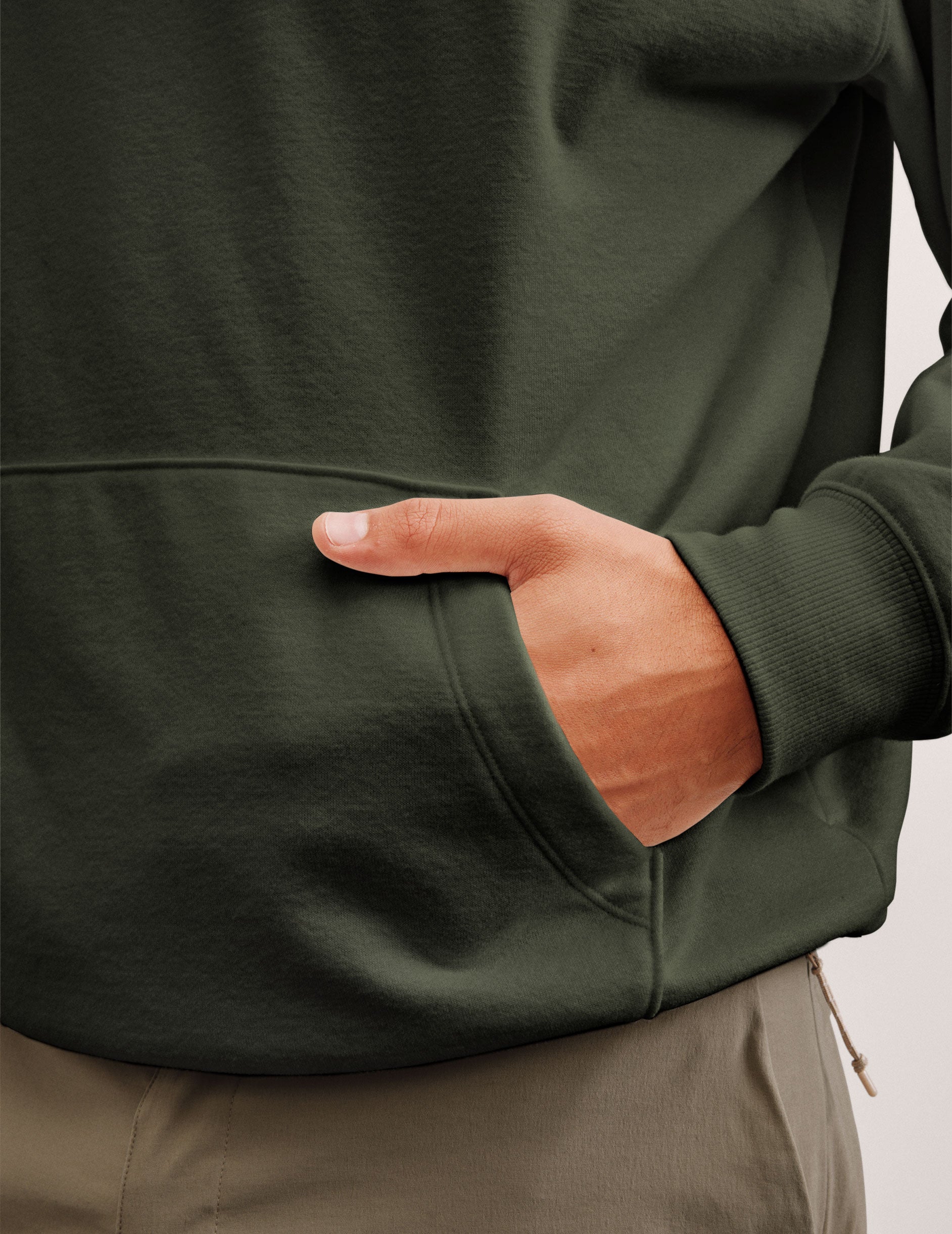 LuxeFleece? Classic Men's Hoodie - Image 3