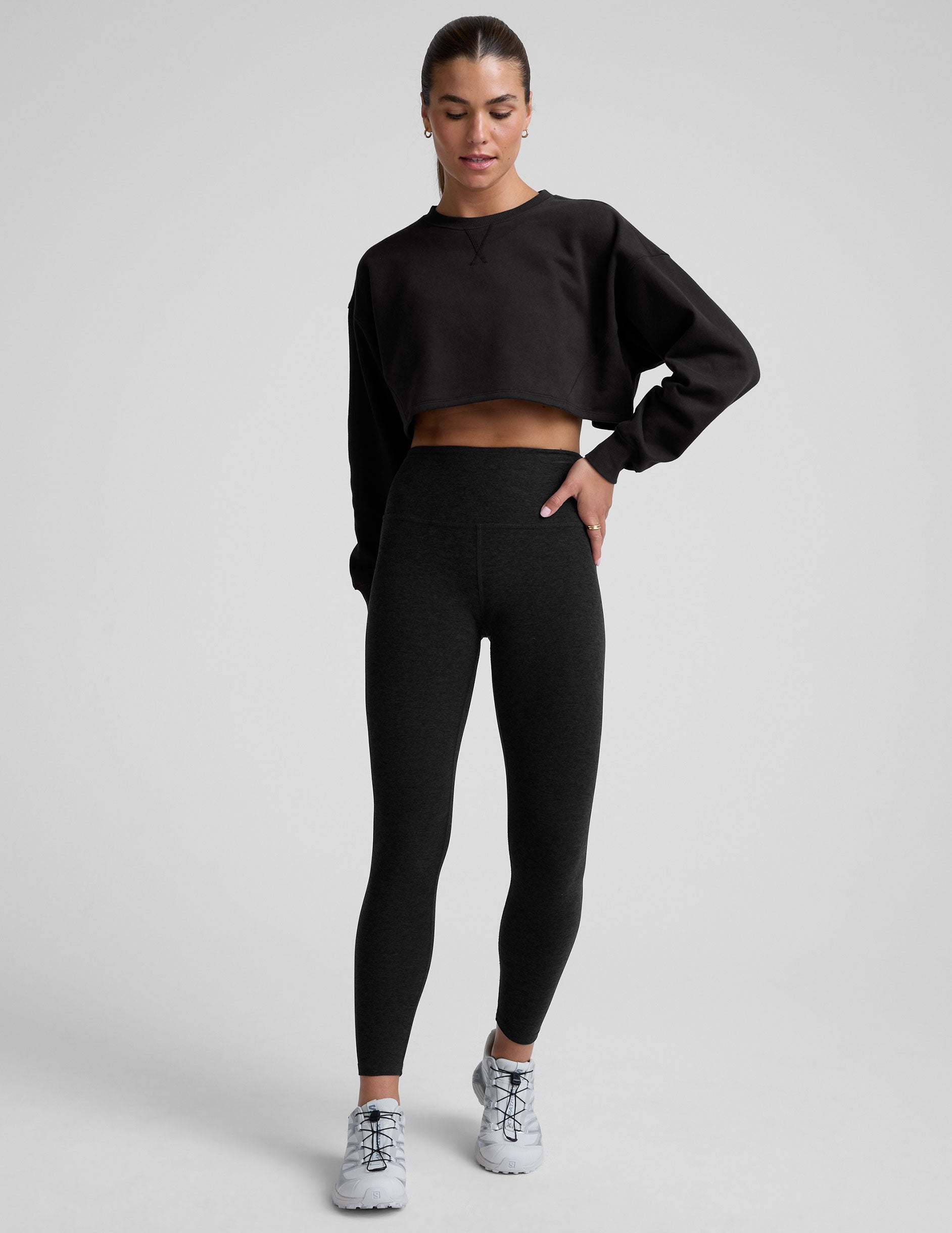 LuxeFleece? Cropped Sweatshirt - Image 4
