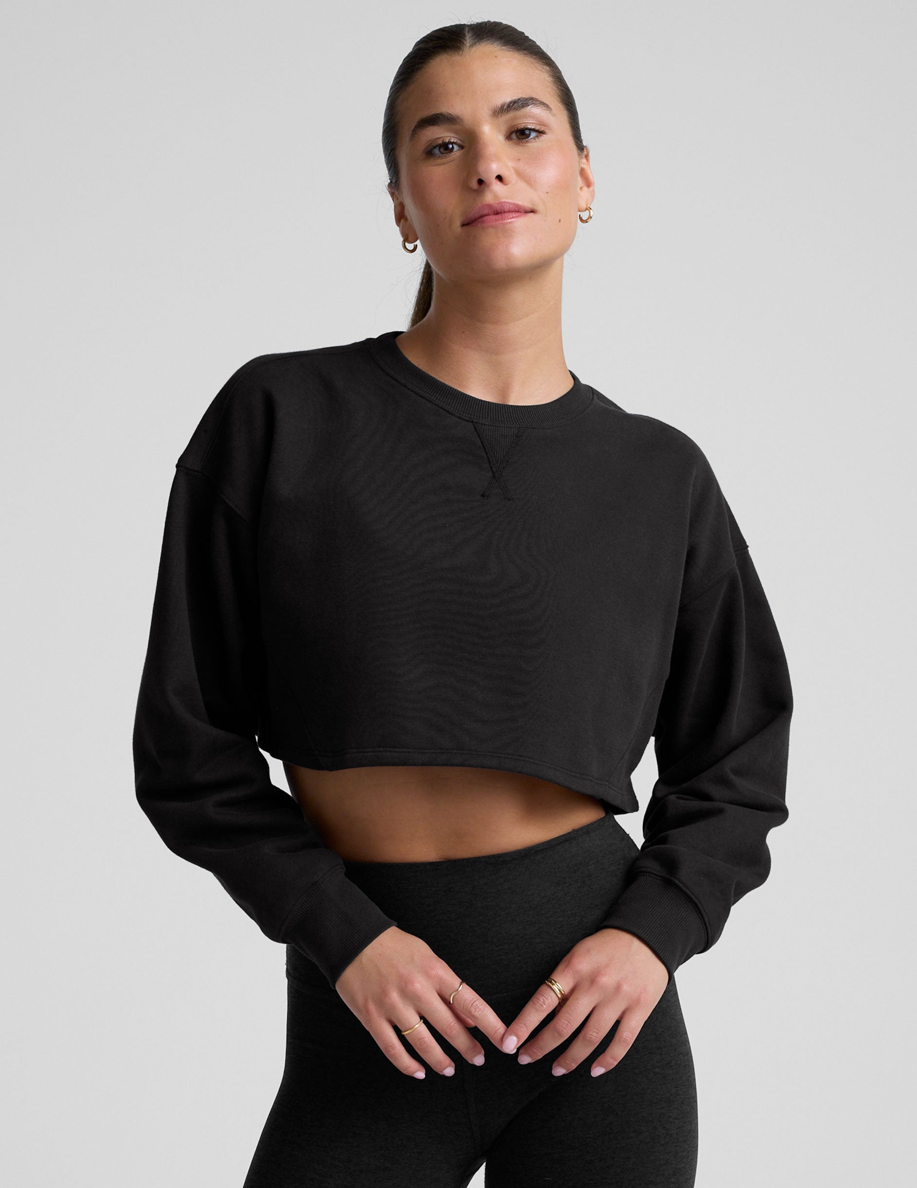 LuxeFleece? Cropped Sweatshirt