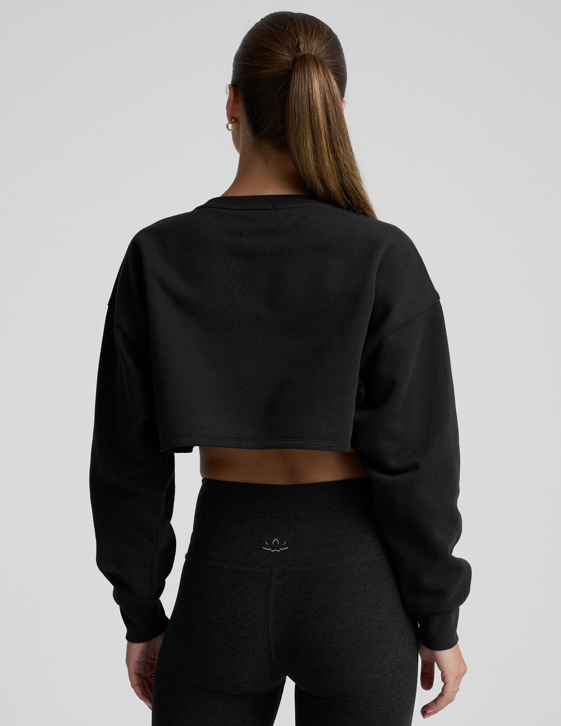 LuxeFleece? Cropped Sweatshirt - Image 3