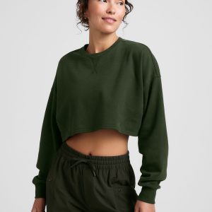 LuxeFleece? Cropped Sweatshirt