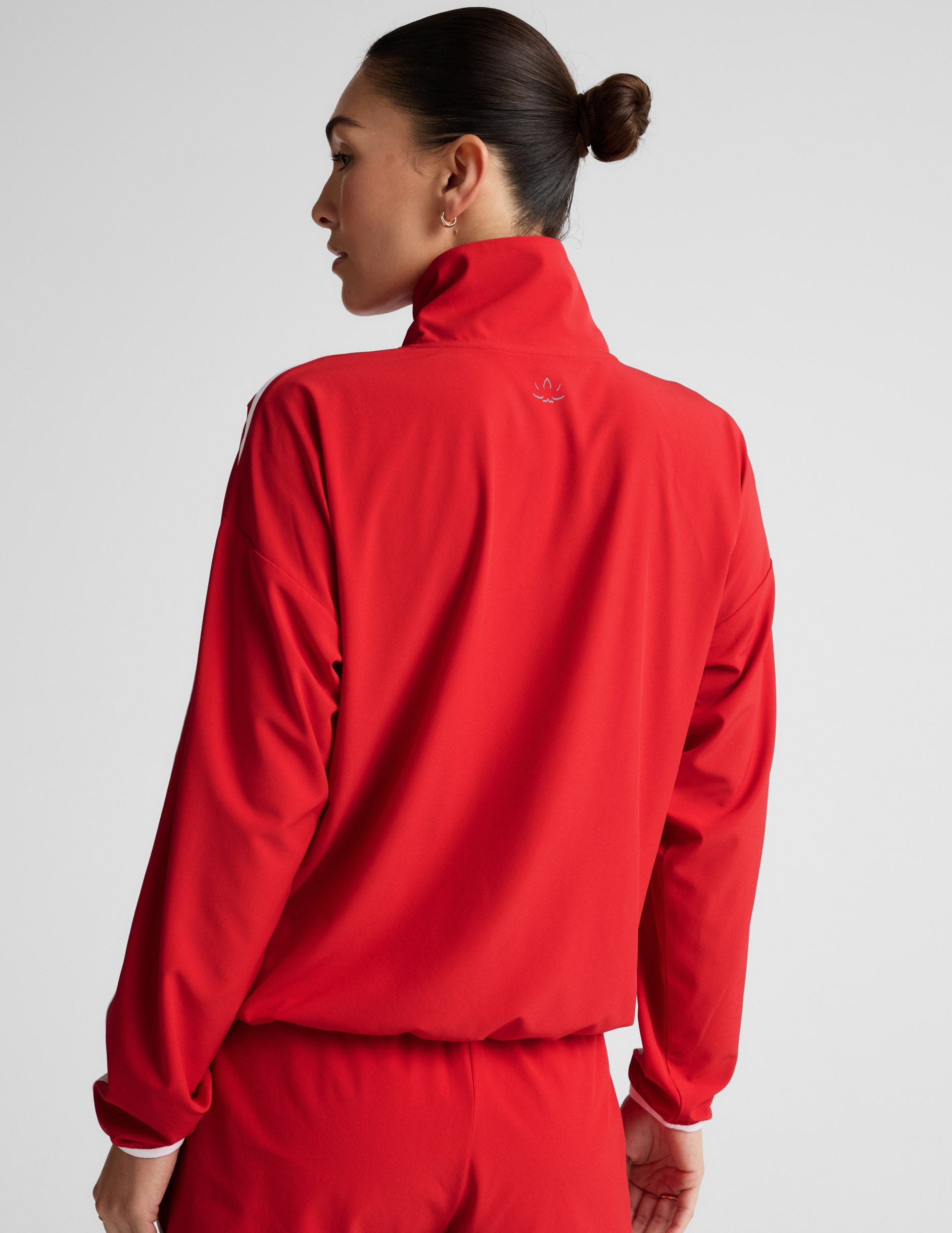 Stretch Woven Course Contrast Half Zip Pullover - Image 6