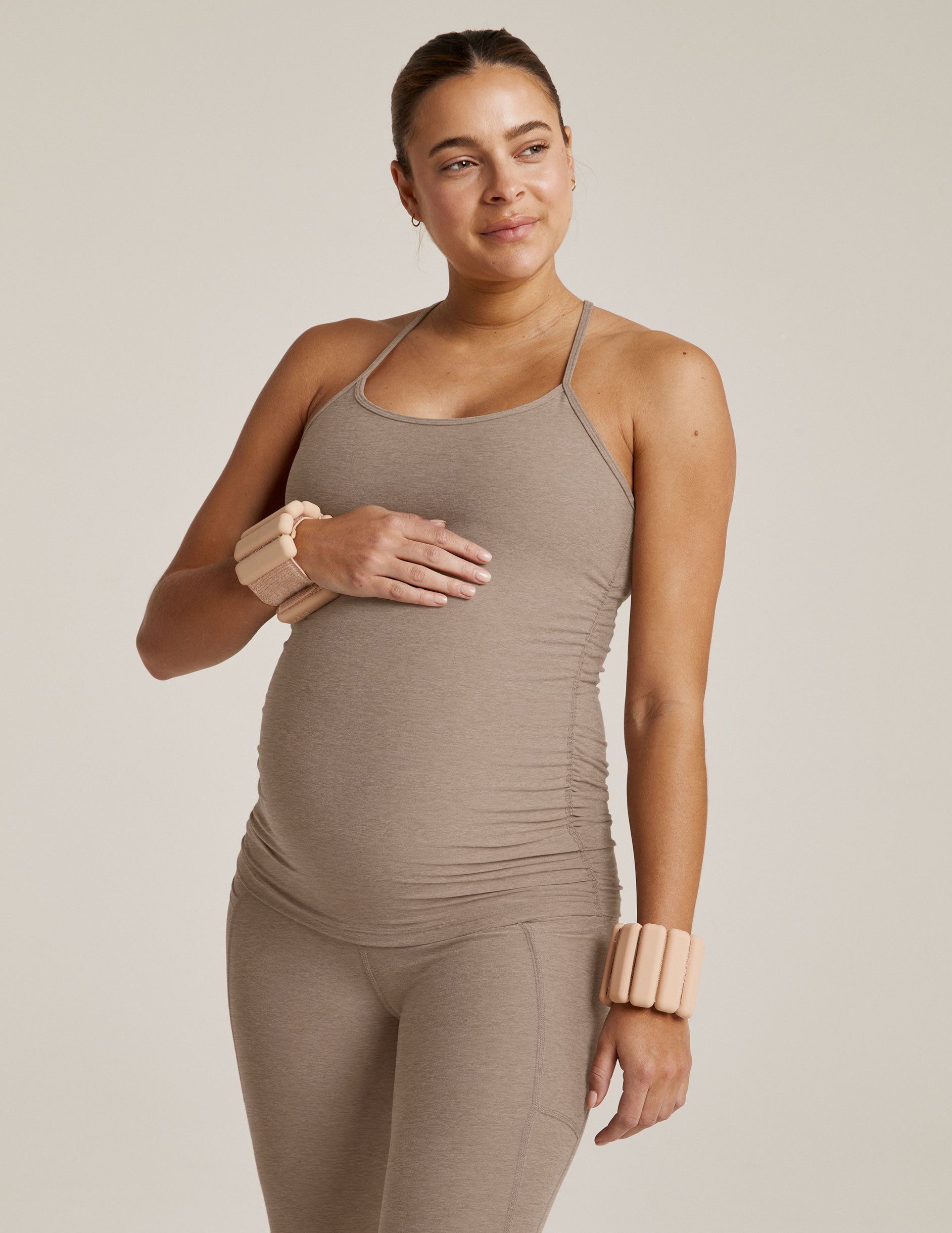 Spacedye? Keep Your Cool Maternity Slim Racerback Tank - Image 2