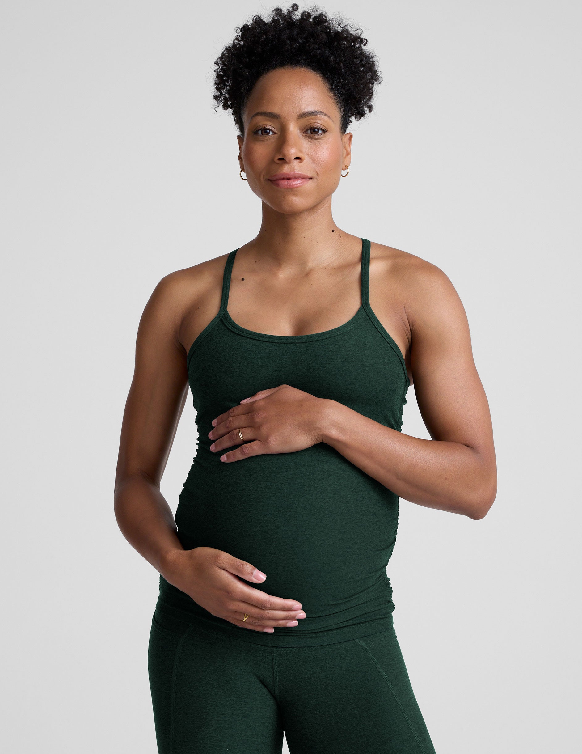 Spacedye? Keep Your Cool Maternity Slim Racerback Tank - Image 3