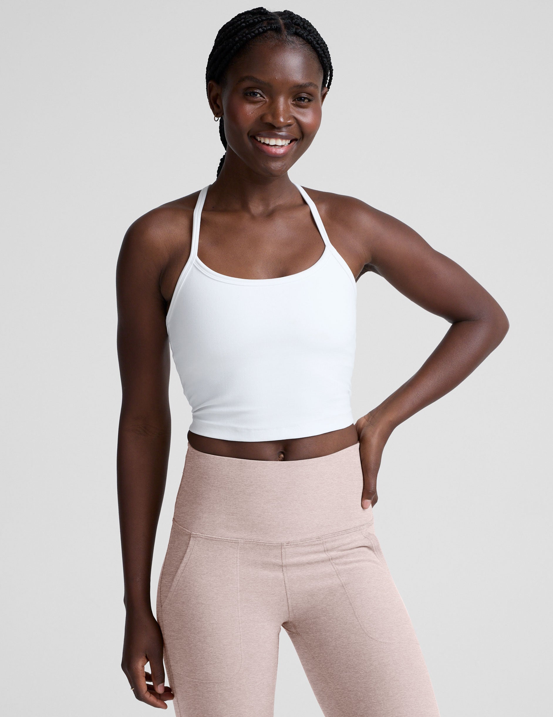 Spacedye? Slim Racerback Cropped Tank