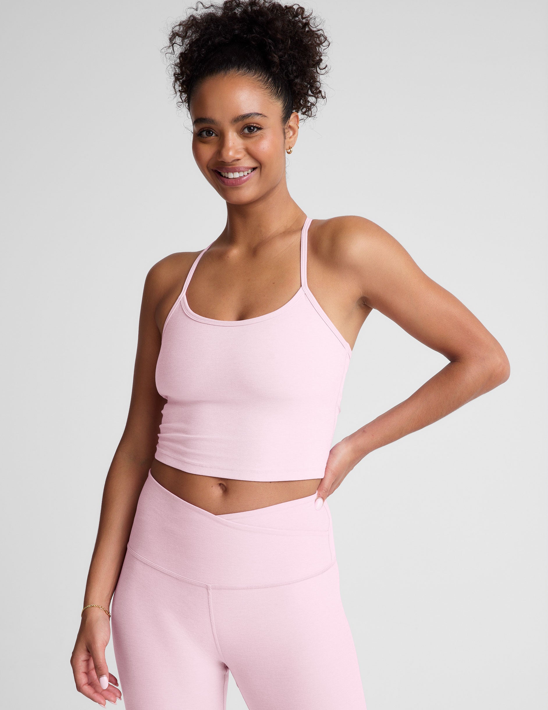 Spacedye? Slim Racerback Cropped Tank
