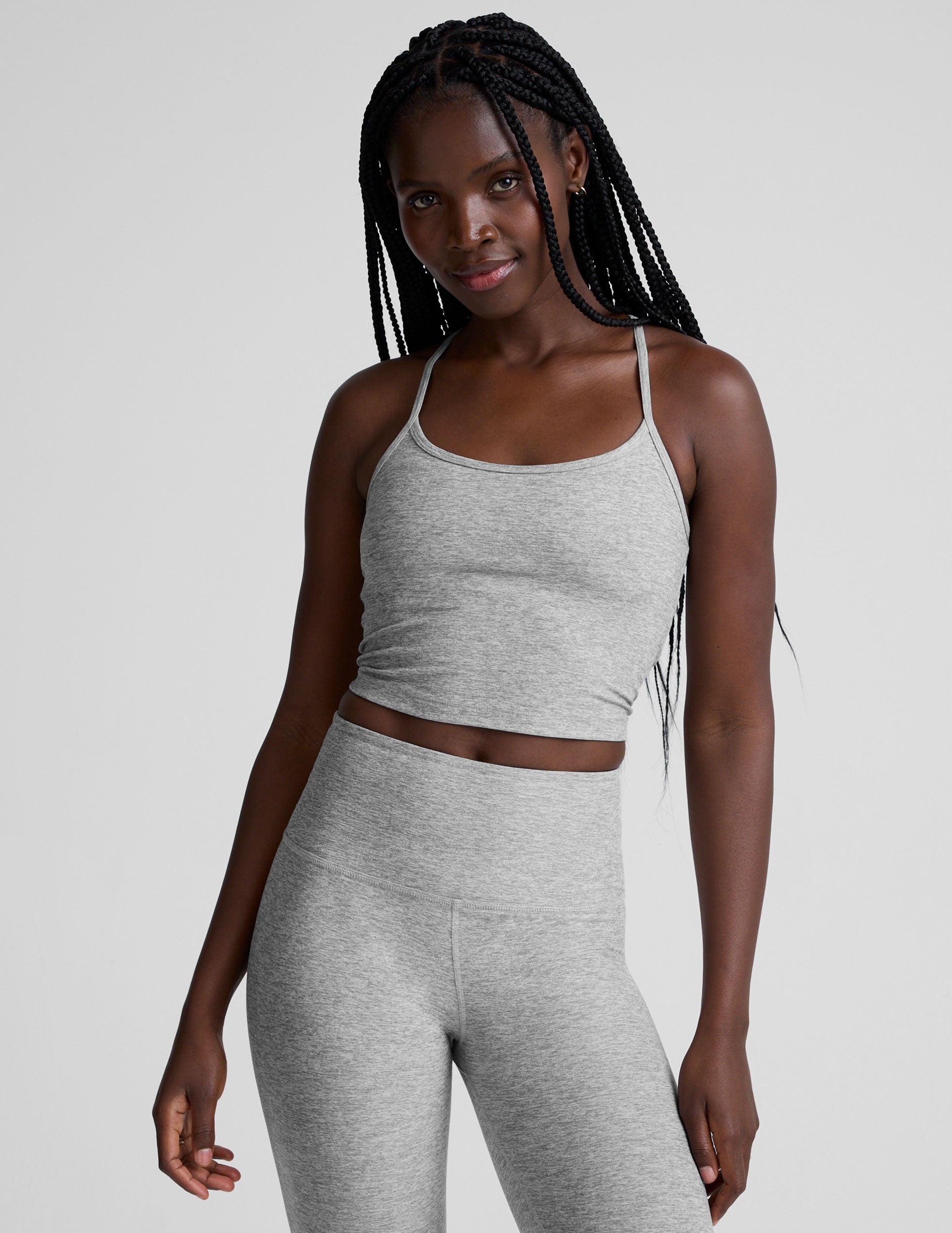 Spacedye? Slim Racerback Cropped Tank