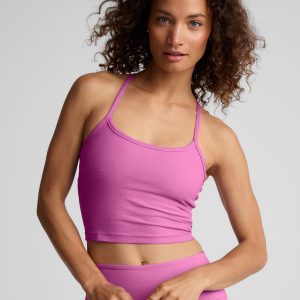 Spacedye? Slim Racerback Cropped Tank