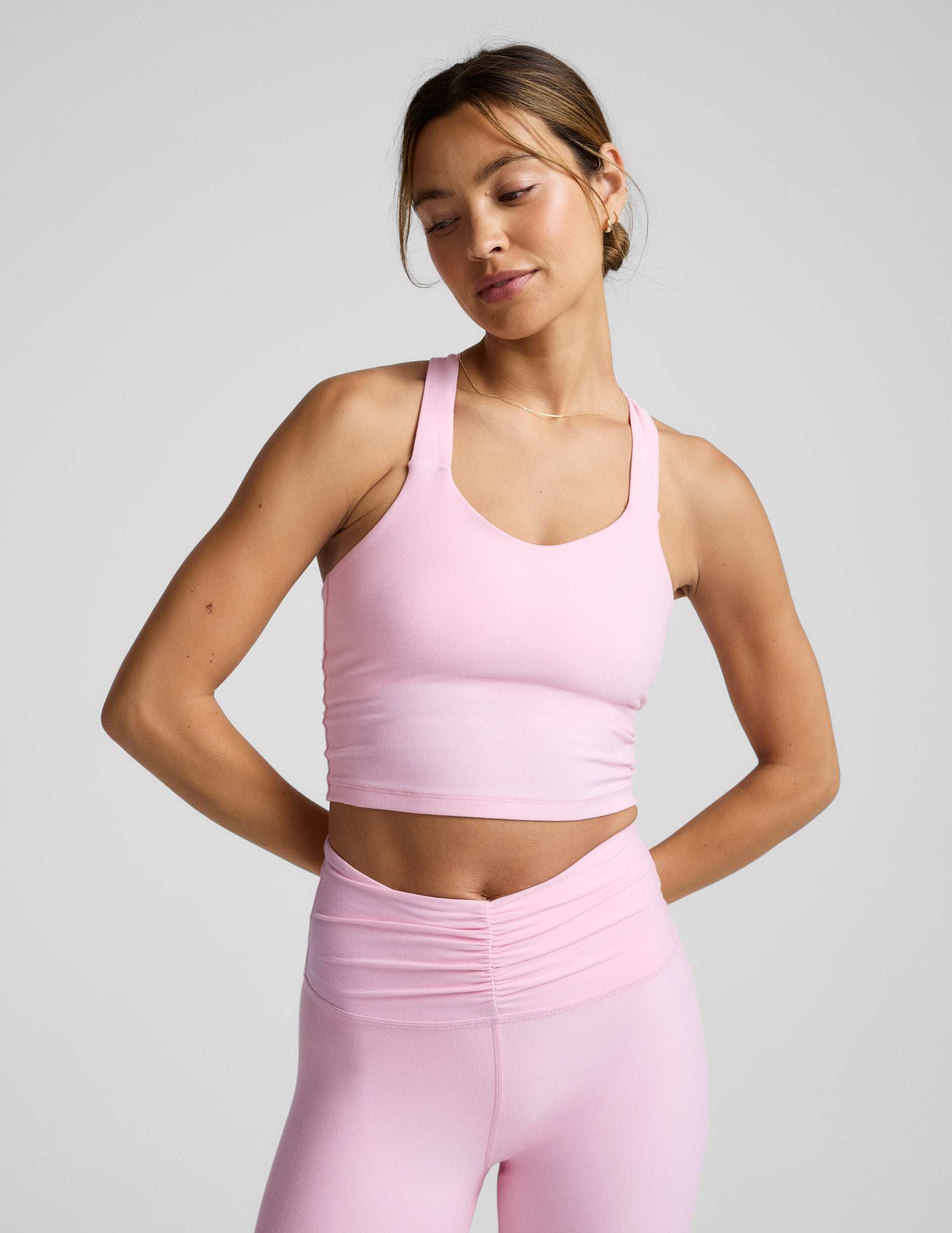 Spacedye? Twist Through Cropped Tank - Image 3