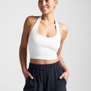 Spacedye? Well Rounded Cropped Halter Tank