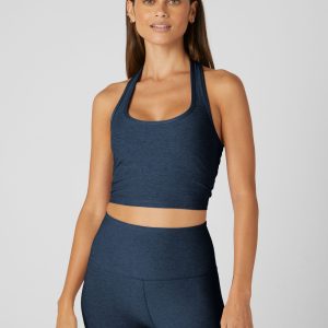 Spacedye? Well Rounded Cropped Halter Tank