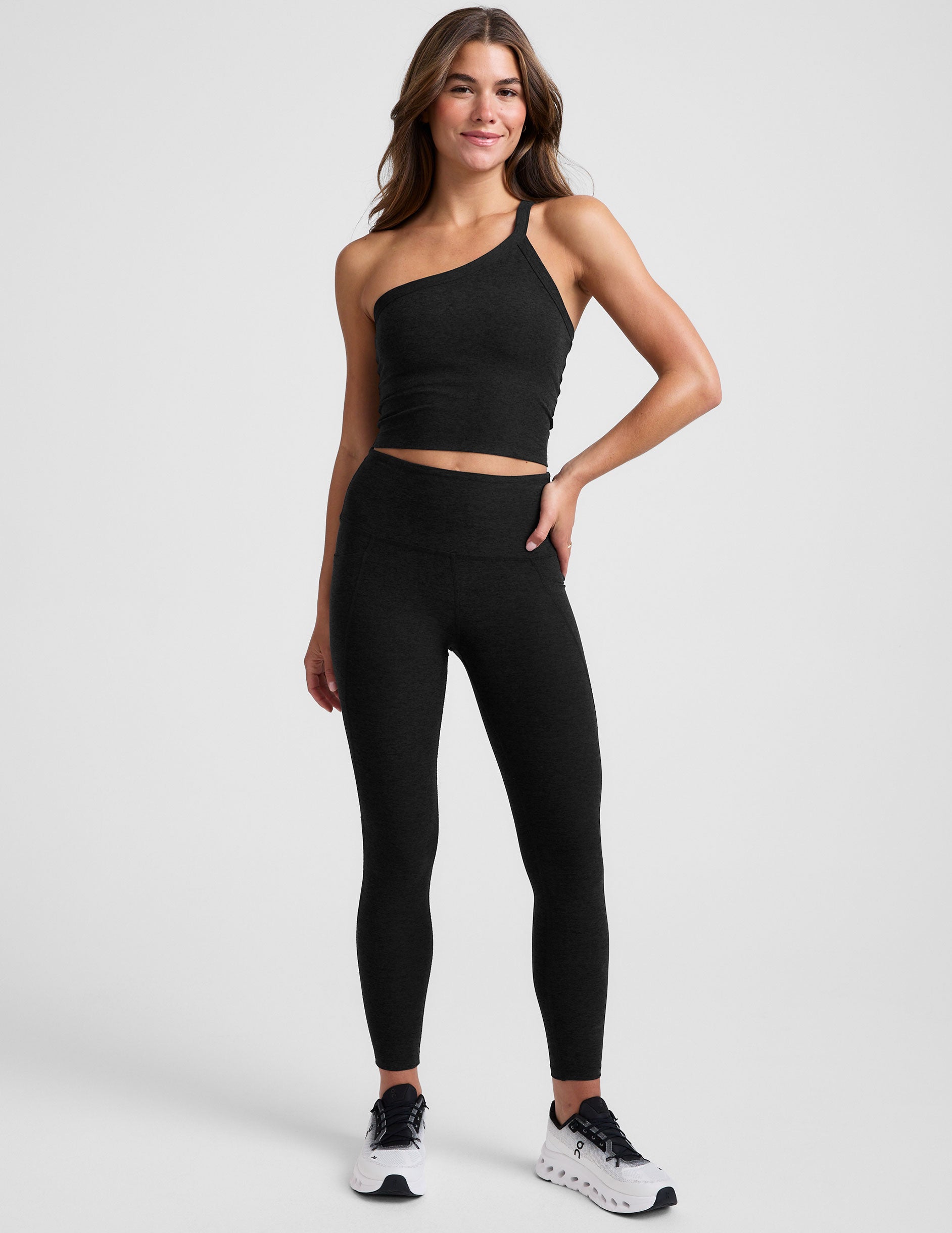 Spacedye? Outset One Shoulder Cropped Tank - Image 4
