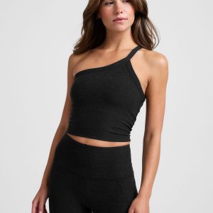 Spacedye? Outset One Shoulder Cropped Tank