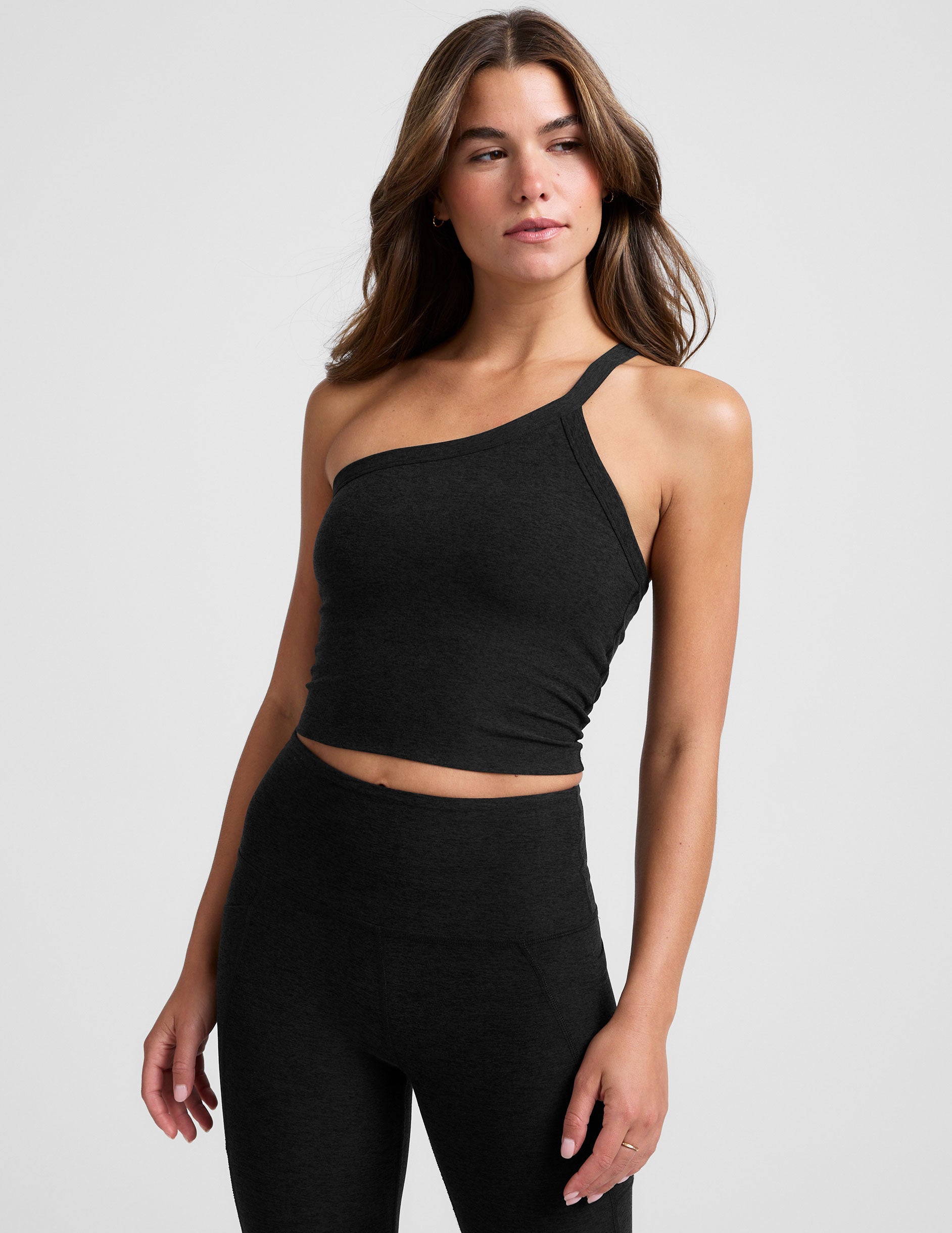 Spacedye? Outset One Shoulder Cropped Tank