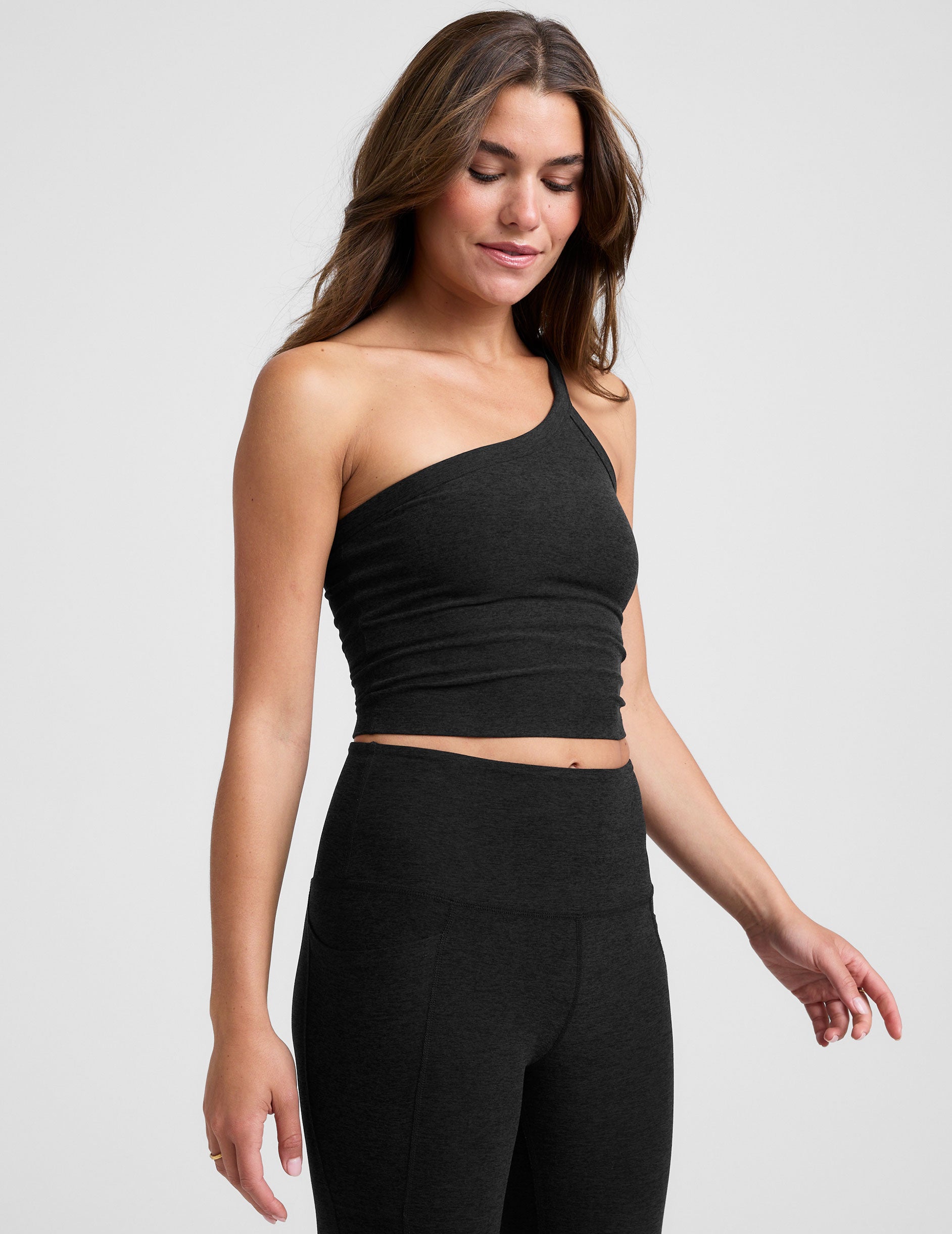 Spacedye? Outset One Shoulder Cropped Tank - Image 3