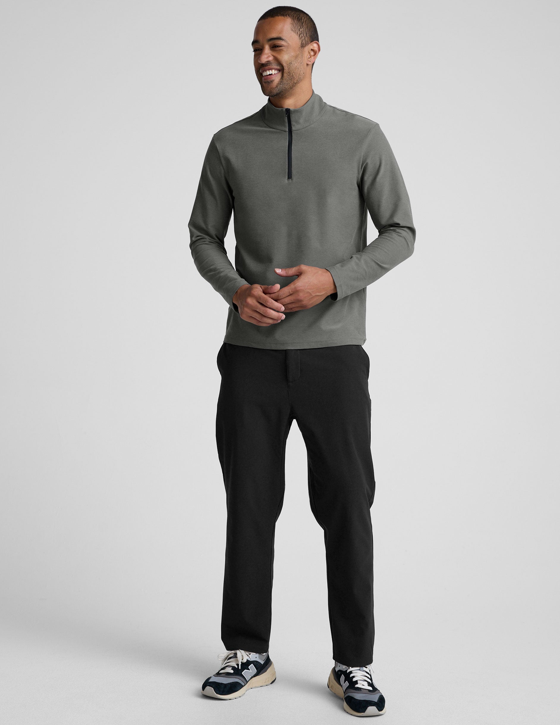 Spacedye? Terrain Men's Quarter Zip Pullover - Image 4