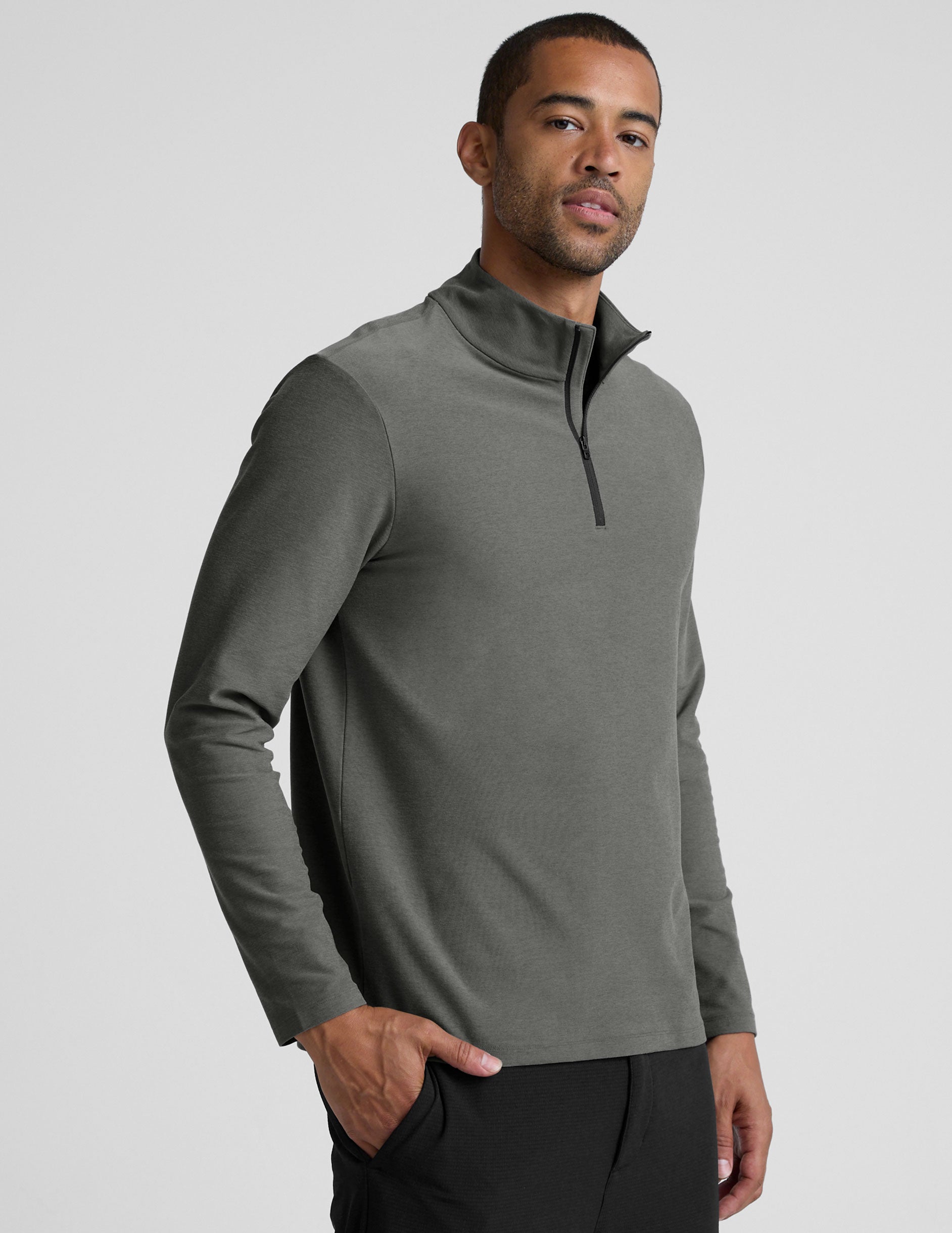 Spacedye? Terrain Men's Quarter Zip Pullover - Image 2