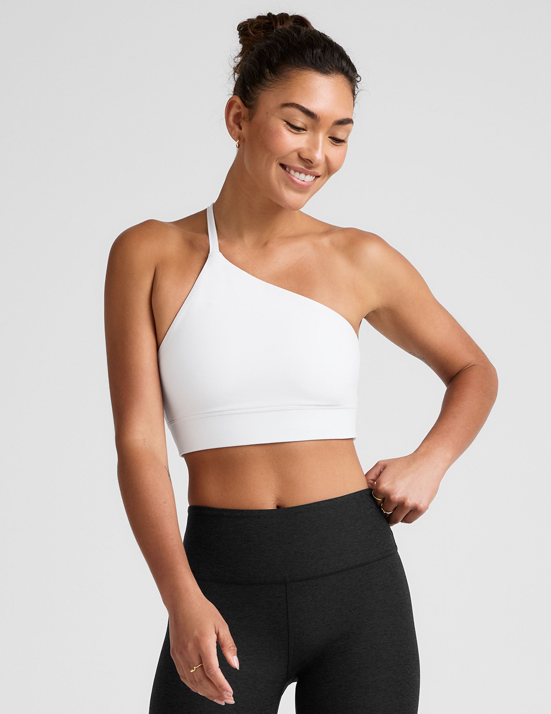 Spacedye? One Shoulder Long Line Bra