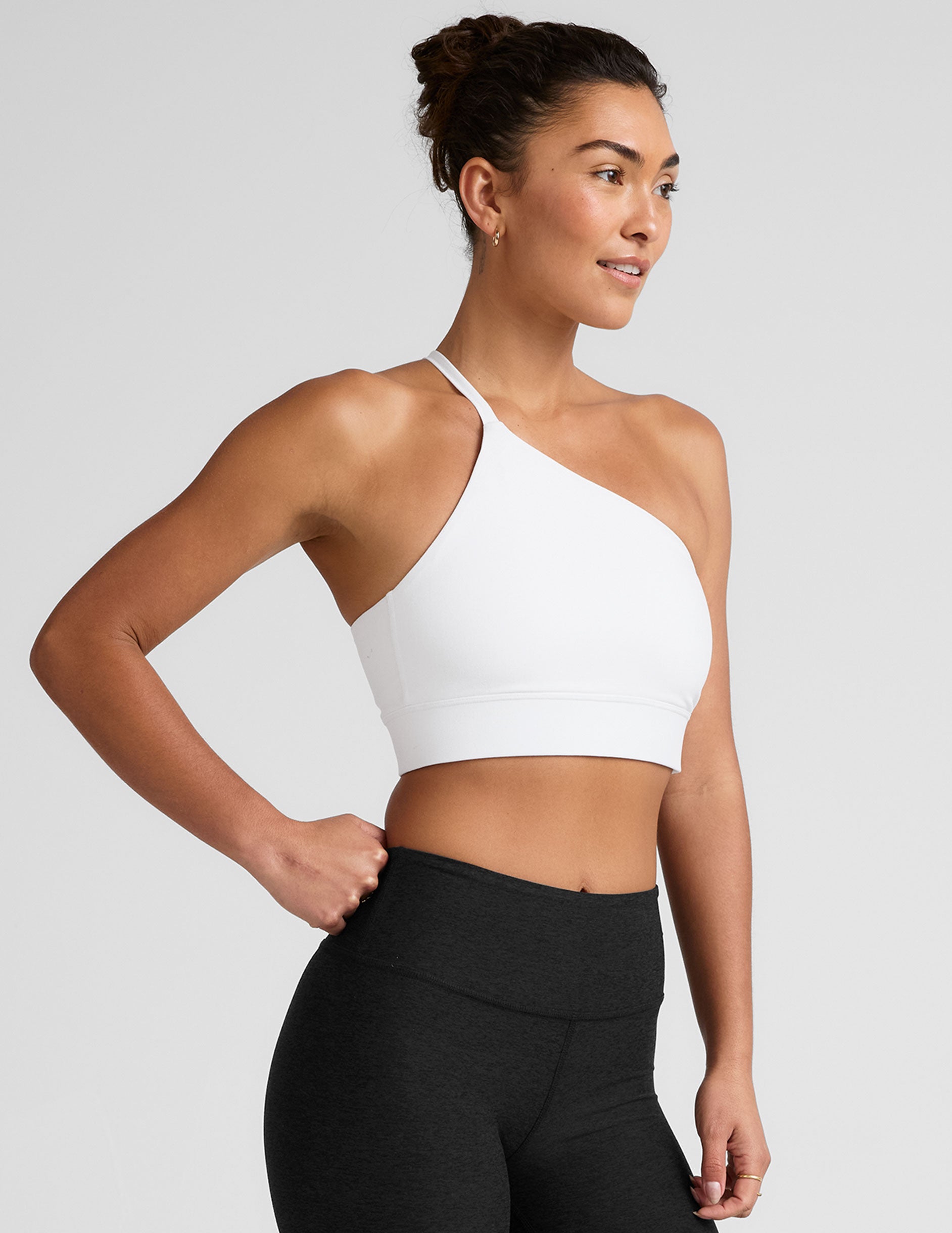 Spacedye? One Shoulder Long Line Bra - Image 2