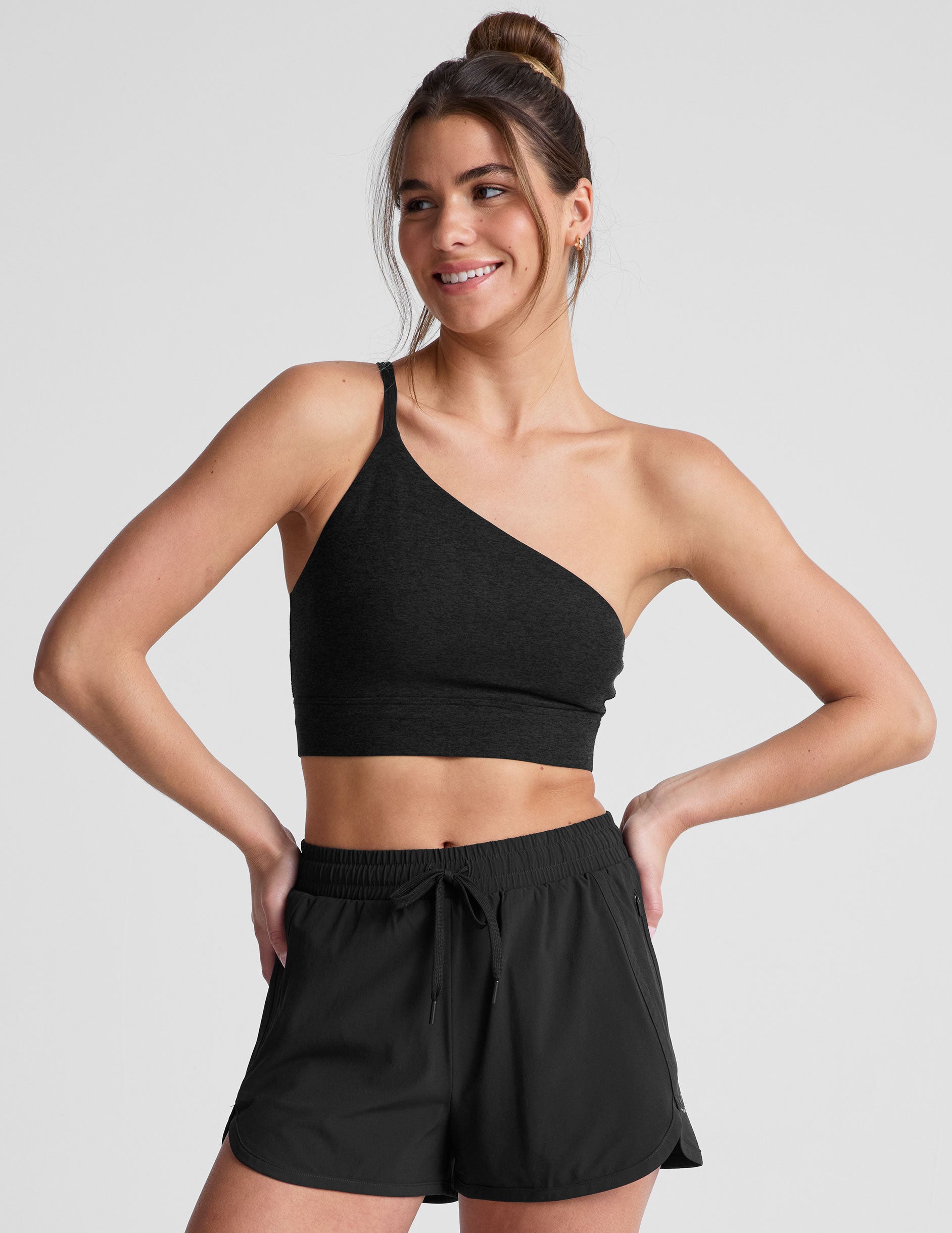 Spacedye? One Shoulder Long Line Bra