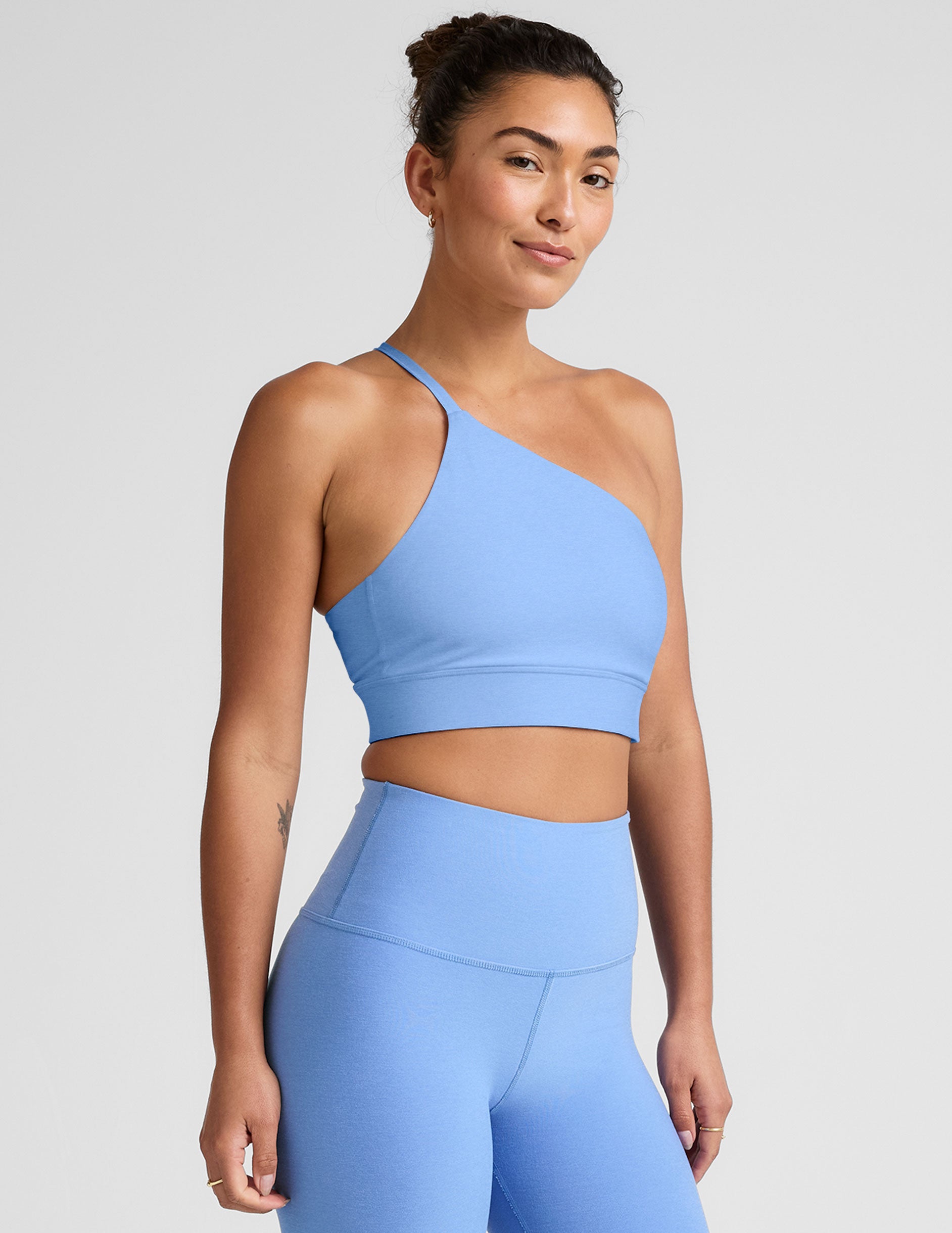 Spacedye? One Shoulder Long Line Bra - Image 2