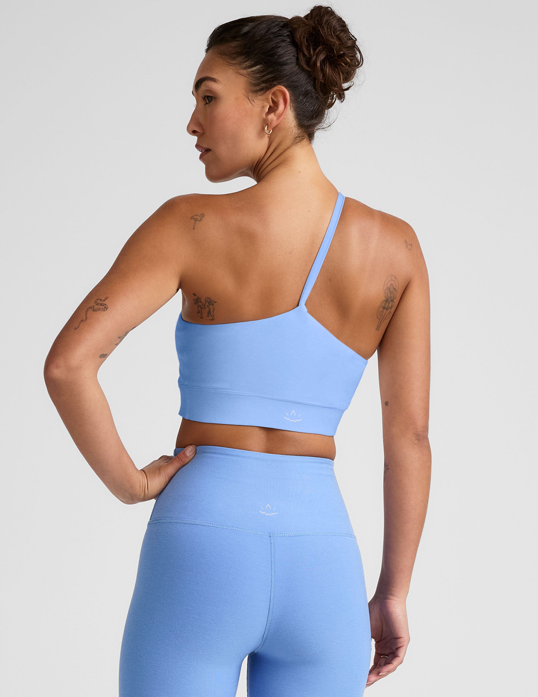 Spacedye? One Shoulder Long Line Bra - Image 3