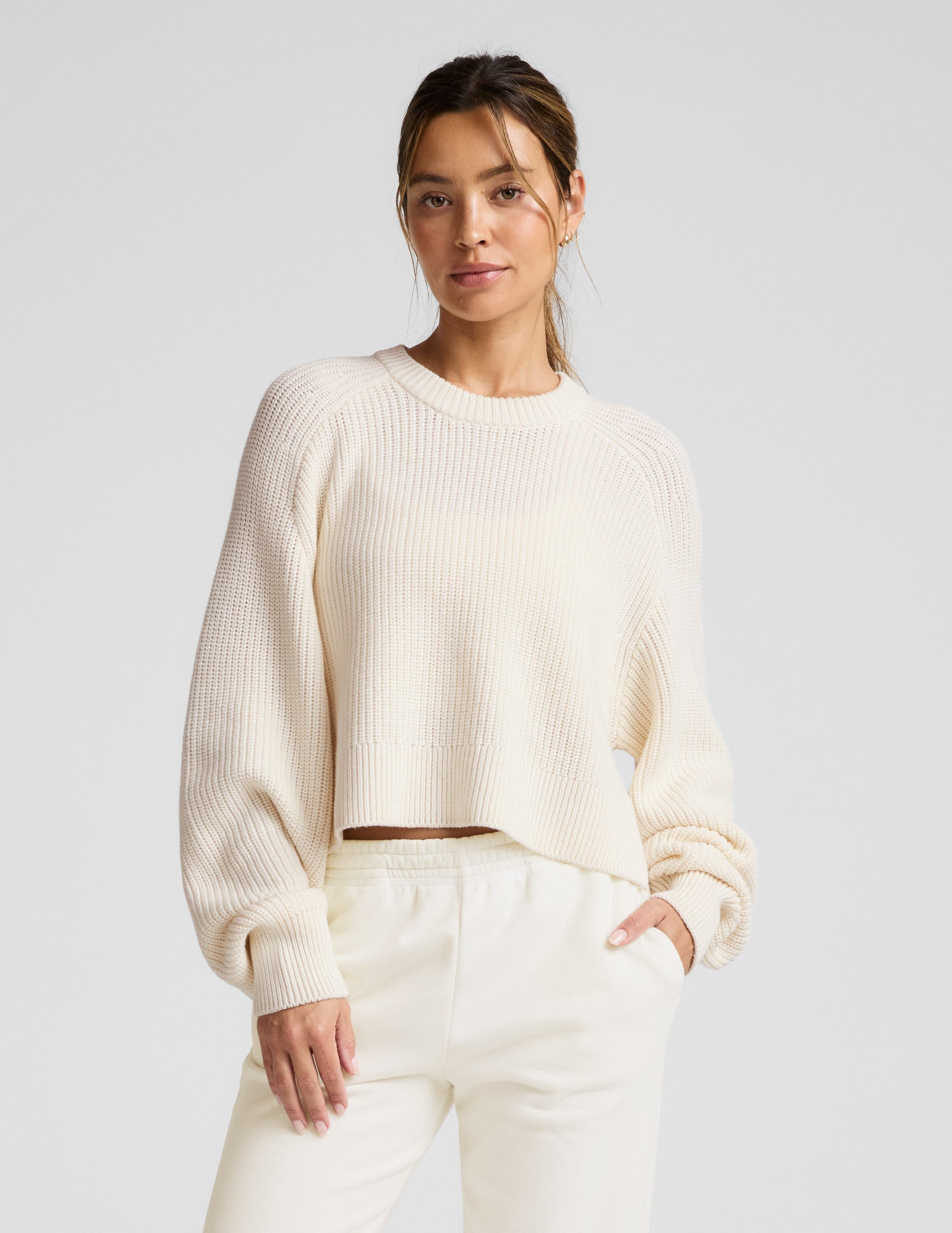 Ready For Anywhere Hi Lo Sweater