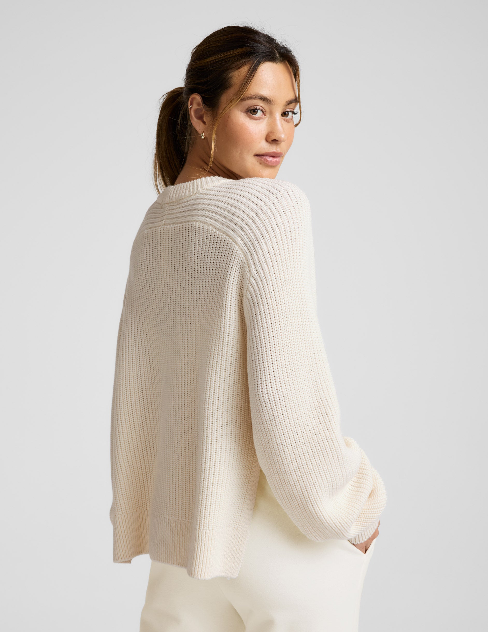 Ready For Anywhere Hi Lo Sweater - Image 4