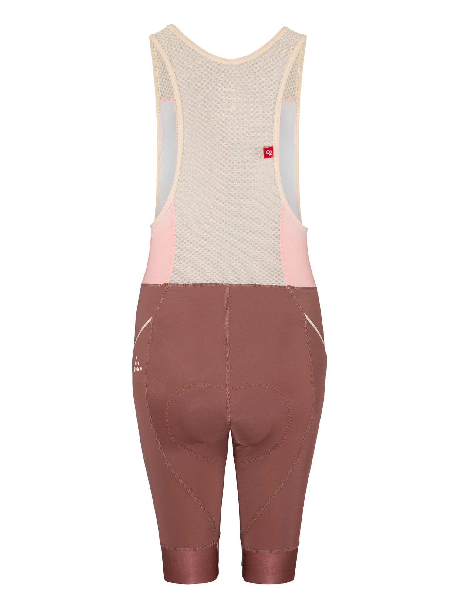 Women's ADV Endur Bib Shorts - Rose Brown/Tofu - Image 10
